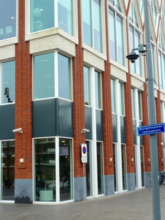Gouda Burgemeester Jamesplein hoek bij de trap