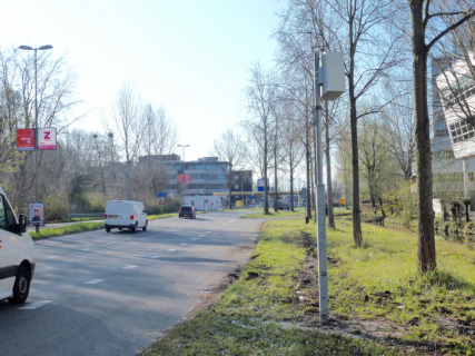 Gouda Goudse Poort flitspalen in en uit