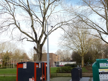 Gouda Lekkenburg vanaf Winkelcentrum Bloemendaal richting Burcht