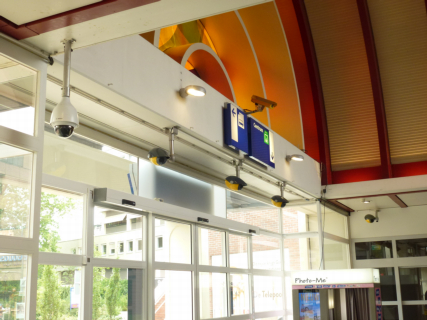 Gouda NS Station ingang tegenover poortjes