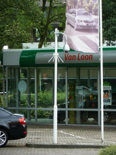 Gouda Ridder van Catsweg tankstation uitgang