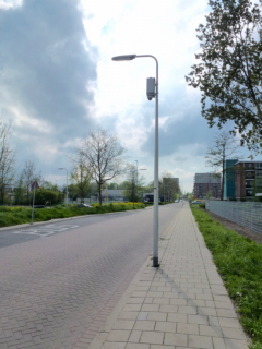 Gouda Sportlaan tegenover parkeerplaats Jodan Boys