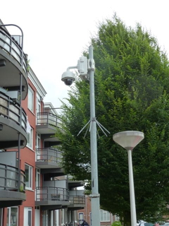 Gouda hoek Veerstraat-Spinnerijpad tegenover Garenspinnerij