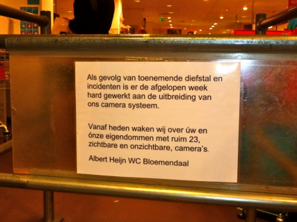 Gouda Winkelcentrum Bloemendaal Albert Heijn hek 15-jan-2016